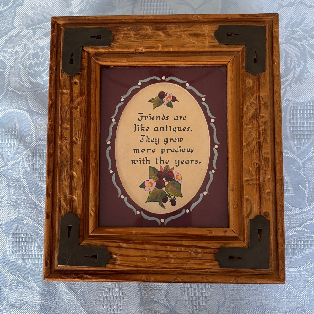 Hand Crafted Wooden Photo/Jewelry Box